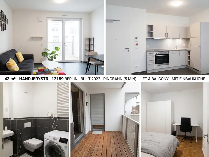 Heller Neubau (2022) in Friedenau! 2 Zimmer, Balkon & Einbauküche – Nachmieter ab 01.12. gesucht — photo 1